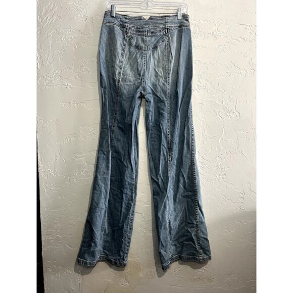 Radcliffe London flare high rise jeans womens 30 y2k retro 90s kawaii flared - Picture 5 of 10